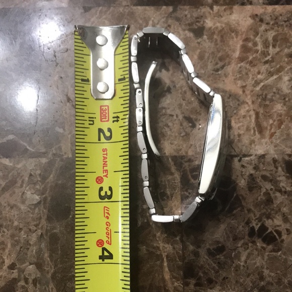 Breil rectangle women’s silver on white watch with both Arabic and Roman dials - Picture 3 of 5